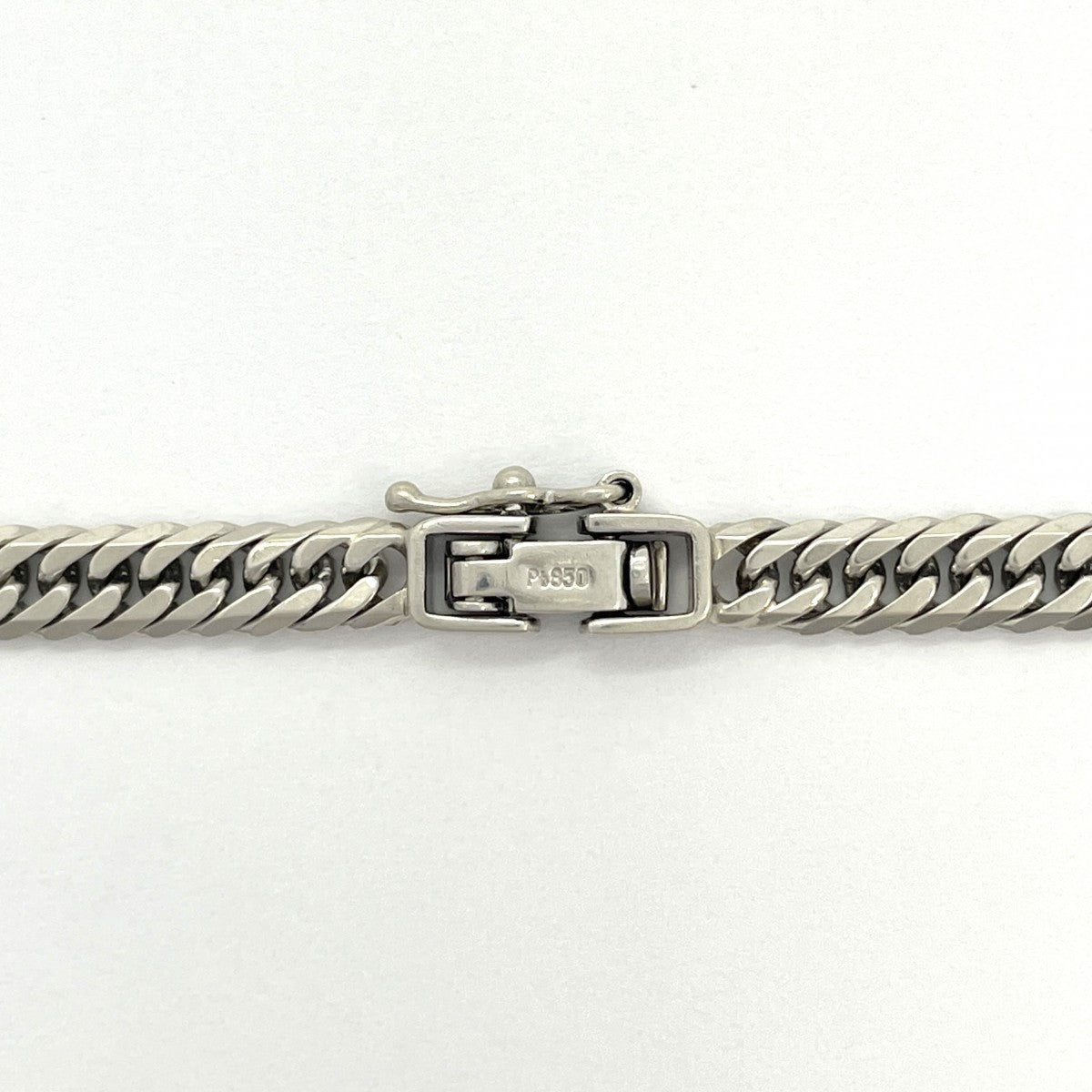 【5khd323】喜平 ブレスレット Pt850 プラチナ 6面 ダブル 18.3cm 10.4g キヘイ【中古】メンズ レディース ユニセックス