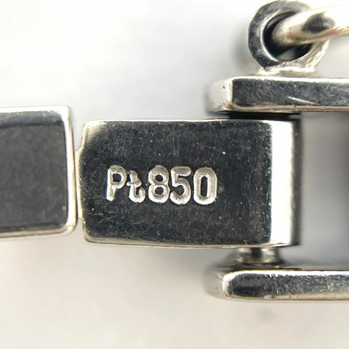 【5khd323】喜平 ブレスレット Pt850 プラチナ 6面 ダブル 18.3cm 10.4g キヘイ【中古】メンズ レディース ユニセックス
