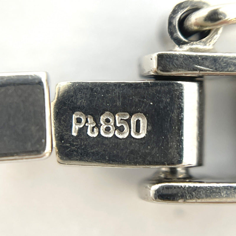 【5khd323】喜平 ブレスレット Pt850 プラチナ 6面 ダブル 18.3cm 10.4g キヘイ【中古】メンズ レディース ユニセックス