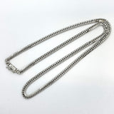 【5khe006】喜平 ネックレス Pt850 プラチナ 6面 ダブル 50.2cm 30.4g キヘイ【中古】メンズ レディース ユニセックス