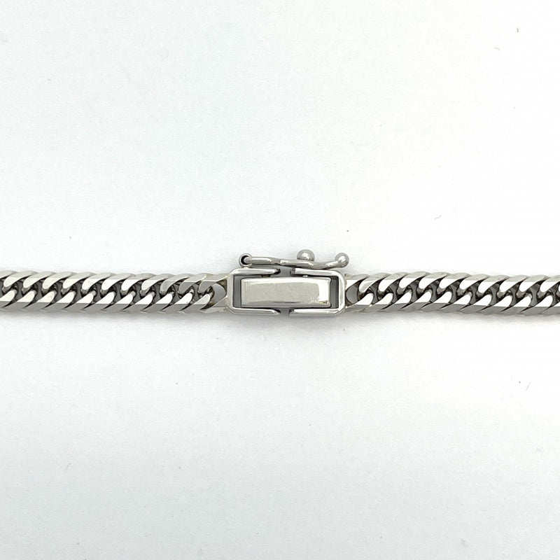 【5khe006】喜平 ネックレス Pt850 プラチナ 6面 ダブル 50.2cm 30.4g キヘイ【中古】メンズ レディース ユニセックス