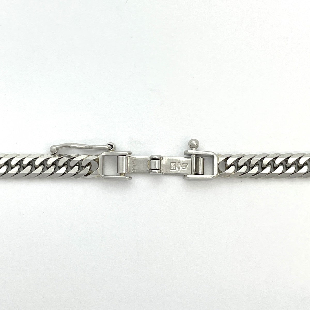 【5khe006】喜平 ネックレス Pt850 プラチナ 6面 ダブル 50.2cm 30.4g キヘイ【中古】メンズ レディース ユニセックス