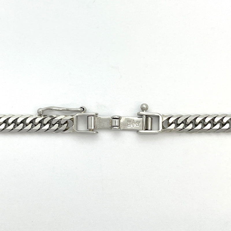 【5khe006】喜平 ネックレス Pt850 プラチナ 6面 ダブル 50.2cm 30.4g キヘイ【中古】メンズ レディース ユニセックス