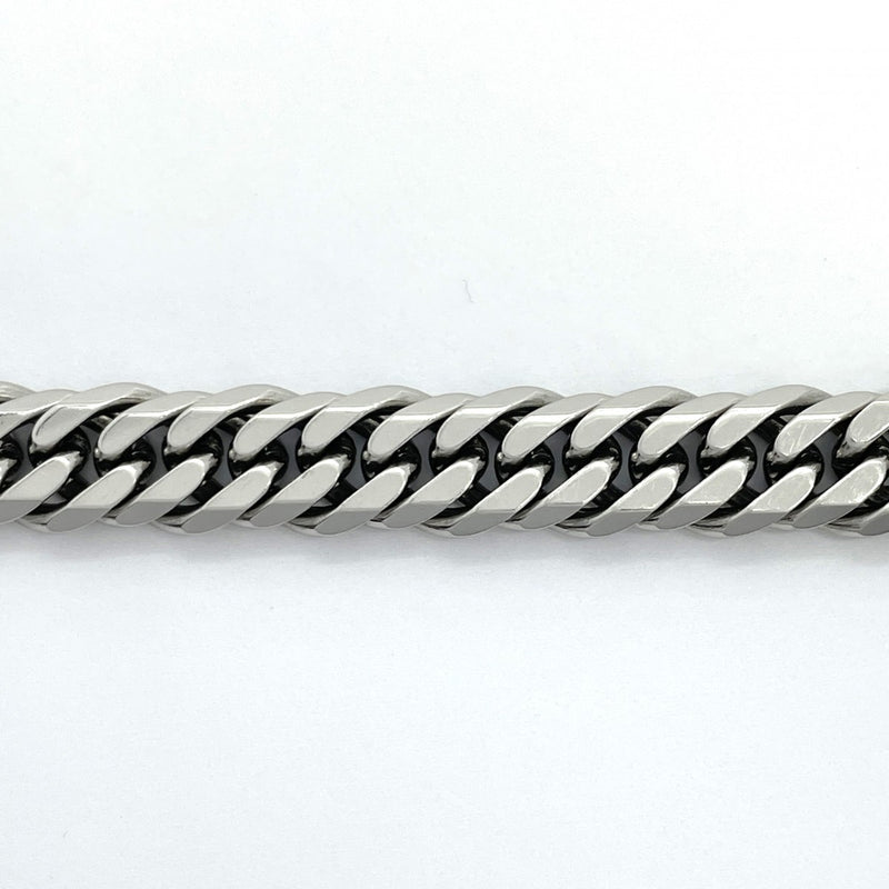 【5khe030】喜平 ブレスレット Pt850 プラチナ 6面 ダブル 21.3cm 53.1g キヘイ【中古】メンズ レディース ユニセックス