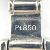 【5khe030】喜平 ブレスレット Pt850 プラチナ 6面 ダブル 21.3cm 53.1g キヘイ【中古】メンズ レディース ユニセックス