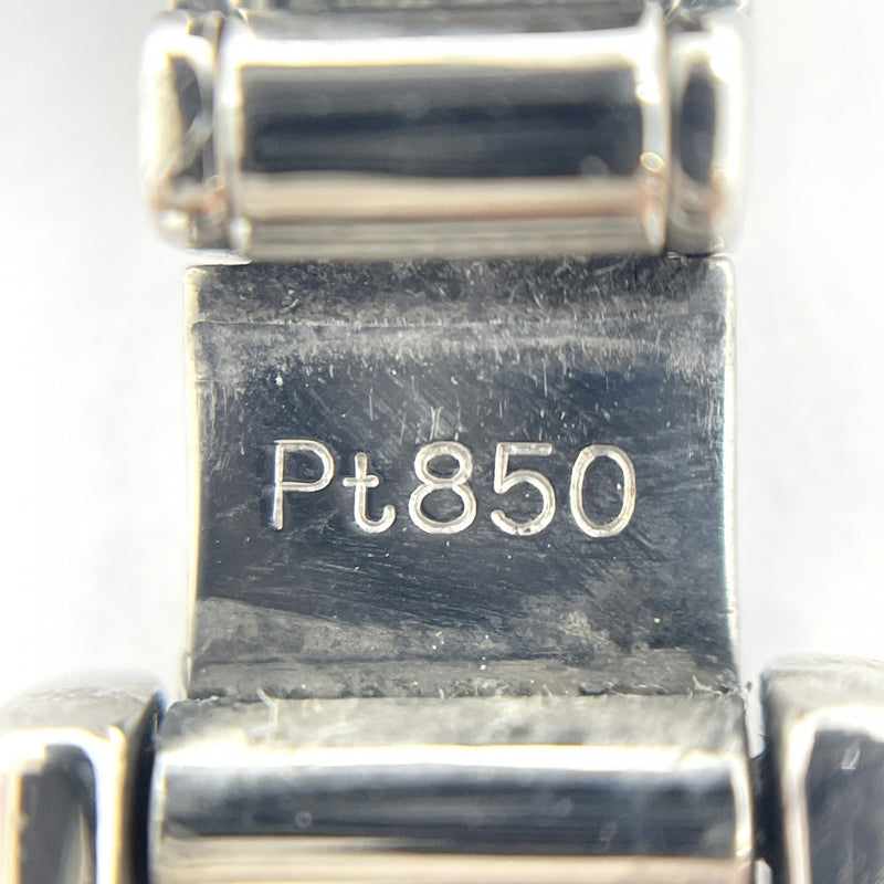 【5khe030】喜平 ブレスレット Pt850 プラチナ 6面 ダブル 21.3cm 53.1g キヘイ【中古】メンズ レディース ユニセックス