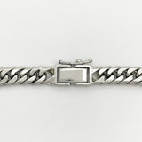 【5khf007】喜平 ブレスレット Pt850 プラチナ 6面 ダブル 19.5cm 28.5g キヘイ【中古】メンズ レディース ユニセックス