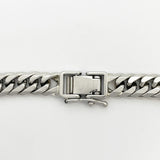 【5khf007】喜平 ブレスレット Pt850 プラチナ 6面 ダブル 19.5cm 28.5g キヘイ【中古】メンズ レディース ユニセックス