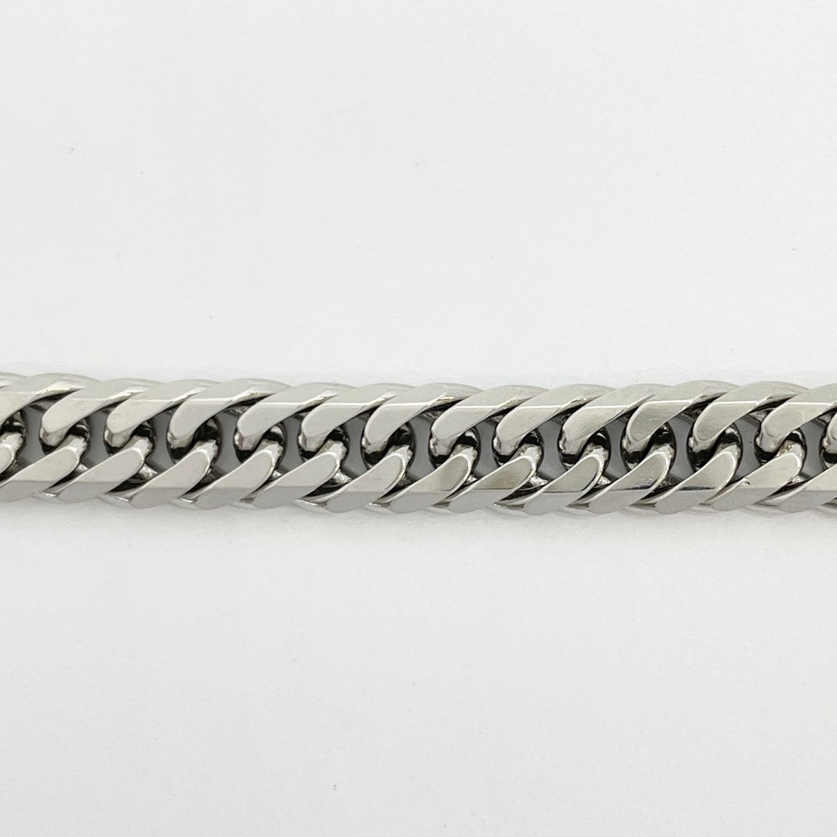 【5khf007】喜平 ブレスレット Pt850 プラチナ 6面 ダブル 19.5cm 28.5g キヘイ【中古】メンズ レディース ユニセックス