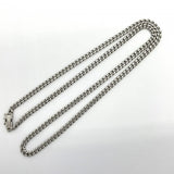 【5khf009】喜平 ネックレス Pt850 プラチナ 8面 シングル 54.2cm 31.8g キヘイ【中古】メンズ レディース ユニセックス
