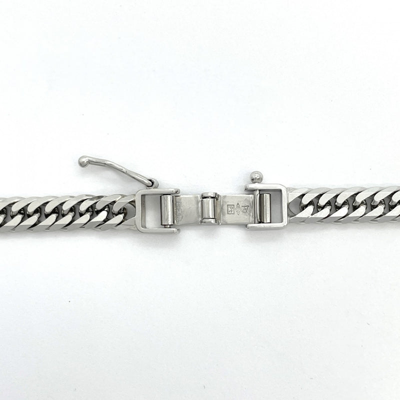 【5khf011】喜平 ネックレス Pt850 プラチナ 6面 ダブル 50.5cm 42g キヘイ【中古】メンズ レディース ユニセックス