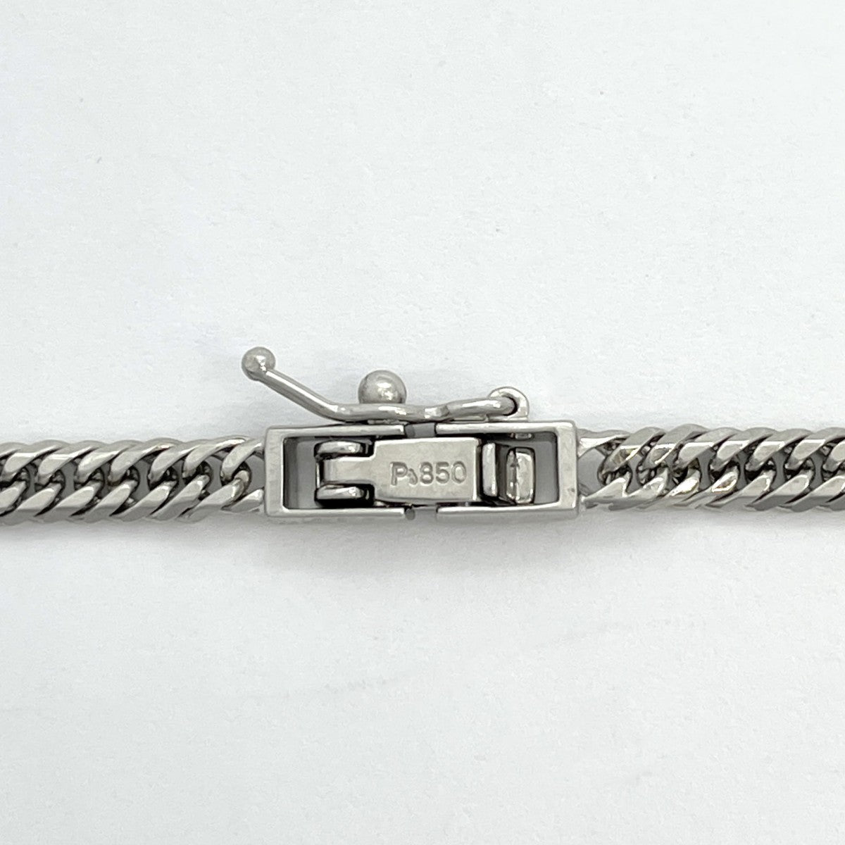 【5khf018】喜平 ネックレス Pt850 プラチナ 6面 ダブル 50.8cm 15.4g キヘイ【中古】メンズ レディース ユニセックス