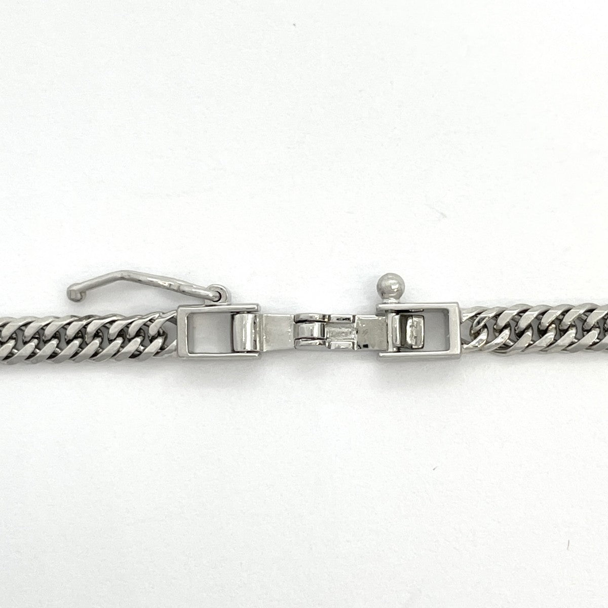 【5khf018】喜平 ネックレス Pt850 プラチナ 6面 ダブル 50.8cm 15.4g キヘイ【中古】メンズ レディース ユニセックス