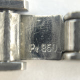 【5khf019】喜平 ネックレス Pt850 プラチナ 2面 シングル 52.2cm 50.2g キヘイ【中古】メンズ レディース ユニセックス