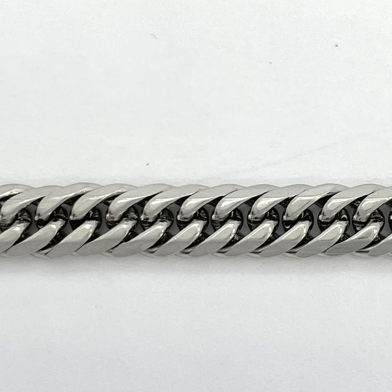 【5khf020】喜平 ブレスレット Pt850 プラチナ 6面 ダブル 18.7cm 30.6g キヘイ【中古】メンズ レディース ユニセックス