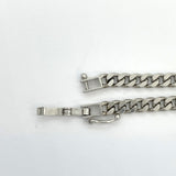 【5khf028】喜平 ブレスレット Pt850 プラチナ 2面 シングル 17.8cm 10.9g キヘイ【中古】メンズ レディース ユニセックス