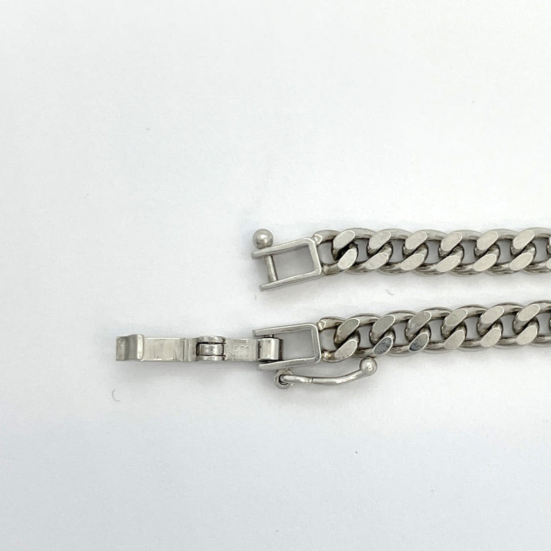 【5khf028】喜平 ブレスレット Pt850 プラチナ 2面 シングル 17.8cm 10.9g キヘイ【中古】メンズ レディース ユニセックス