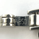 【5khf028】喜平 ブレスレット Pt850 プラチナ 2面 シングル 17.8cm 10.9g キヘイ【中古】メンズ レディース ユニセックス
