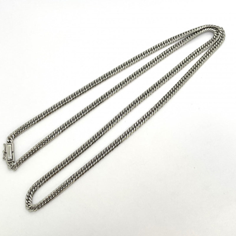 【5khf034】喜平 ネックレス Pt850 プラチナ 6面 ダブル 60.5cm 30.5g キヘイ【中古】メンズ レディース ユニセックス