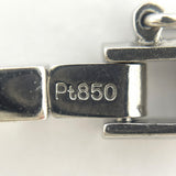【5khf034】喜平 ネックレス Pt850 プラチナ 6面 ダブル 60.5cm 30.5g キヘイ【中古】メンズ レディース ユニセックス