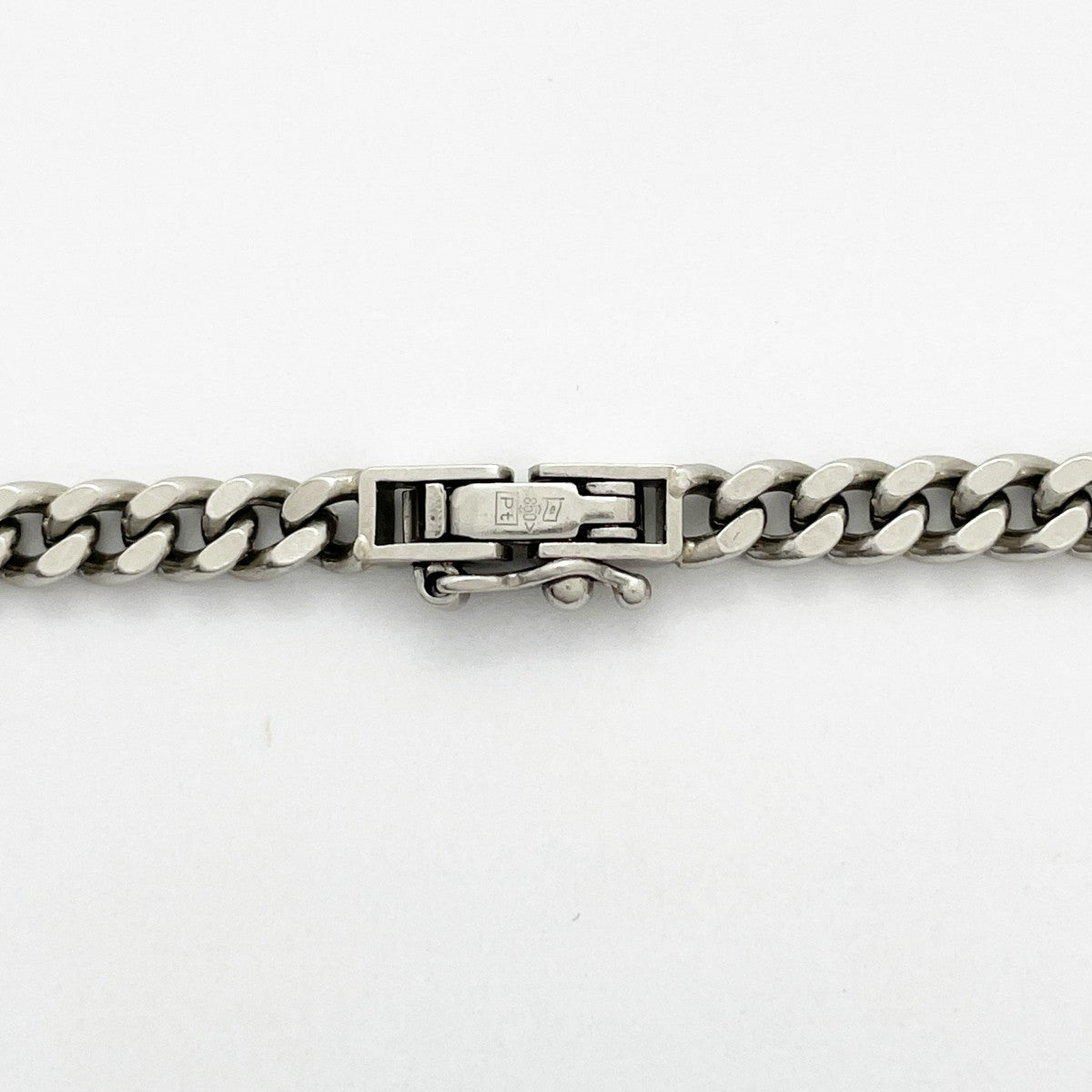 【5khf038】喜平 ネックレス Pt850 プラチナ 2面 シングル 52cm 32g キヘイ【中古】メンズ レディース ユニセックス