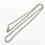 【5khf040】喜平 ネックレス Pt850 プラチナ 6面 ダブル 50.6cm 12.9g キヘイ【中古】メンズ レディース ユニセックス
