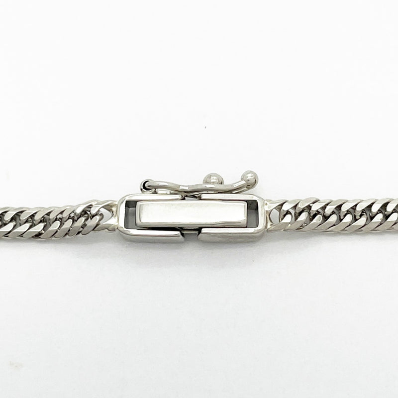 【5khf040】喜平 ネックレス Pt850 プラチナ 6面 ダブル 50.6cm 12.9g キヘイ【中古】メンズ レディース ユニセックス