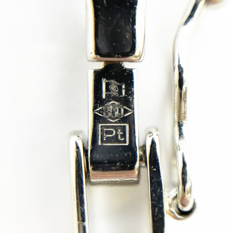 【5khf040】喜平 ネックレス Pt850 プラチナ 6面 ダブル 50.6cm 12.9g キヘイ【中古】メンズ レディース ユニセックス