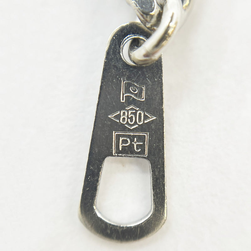 【5khf048】喜平 ネックレス Pt850 プラチナ 2面 シングル 45.4cm 27.4g キヘイ【中古】メンズ レディース ユニセックス
