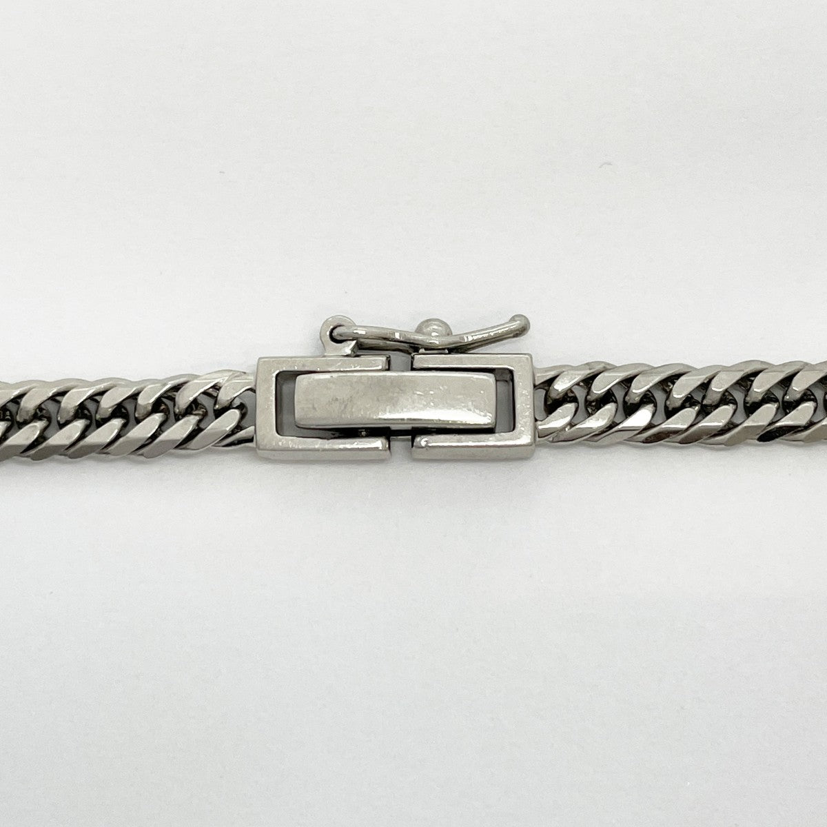 【5khf054】喜平 ネックレス Pt850 プラチナ 6面 ダブル 60.9cm 30.9g キヘイ【中古】メンズ レディース ユニセックス