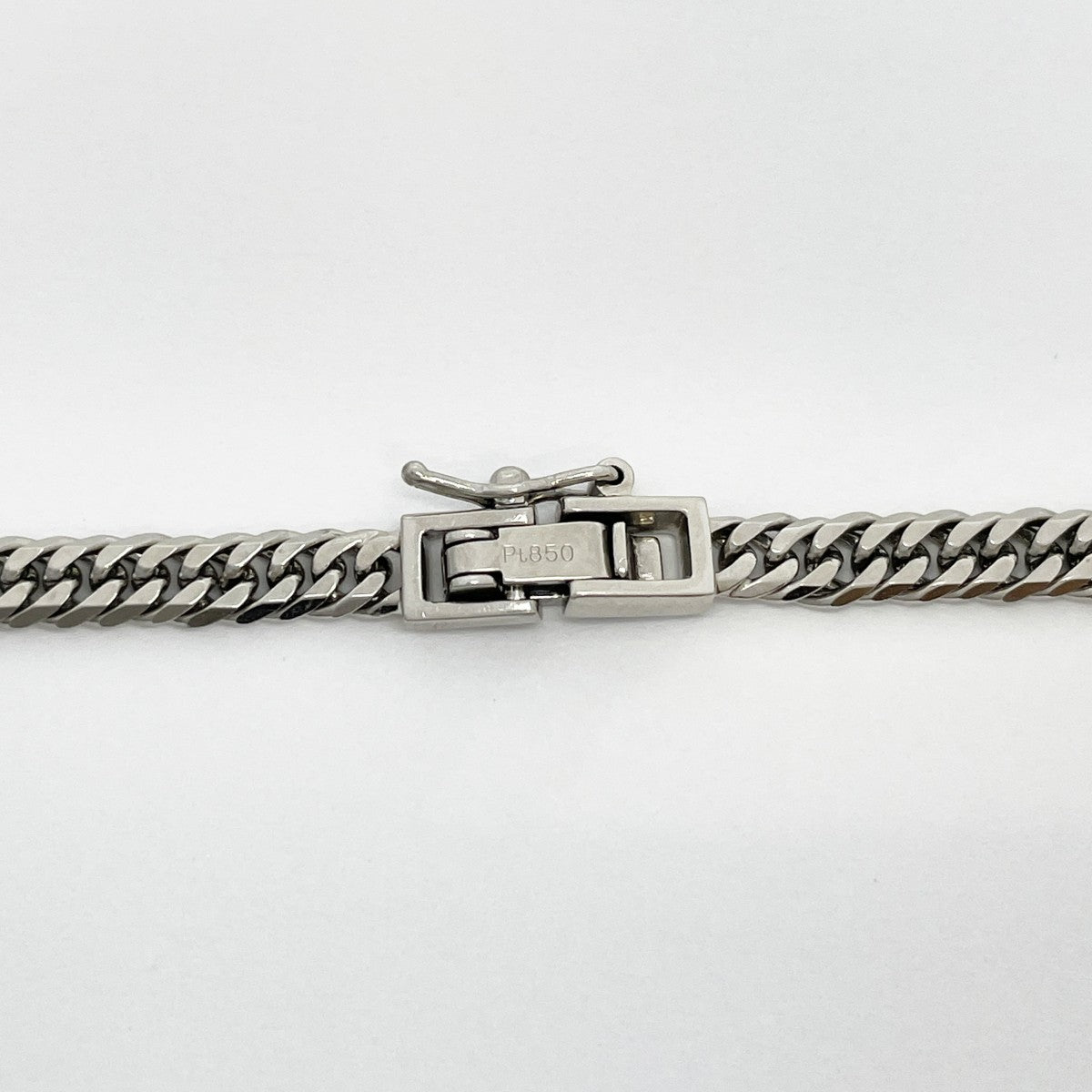 【5khf054】喜平 ネックレス Pt850 プラチナ 6面 ダブル 60.9cm 30.9g キヘイ【中古】メンズ レディース ユニセックス
