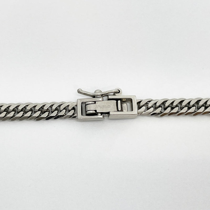 【5khf054】喜平 ネックレス Pt850 プラチナ 6面 ダブル 60.9cm 30.9g キヘイ【中古】メンズ レディース ユニセックス