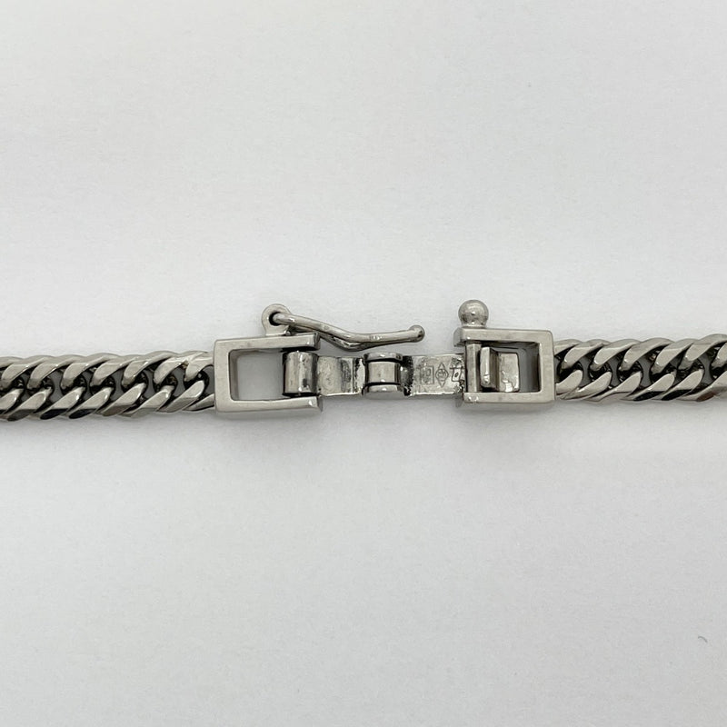 【5khf054】喜平 ネックレス Pt850 プラチナ 6面 ダブル 60.9cm 30.9g キヘイ【中古】メンズ レディース ユニセックス