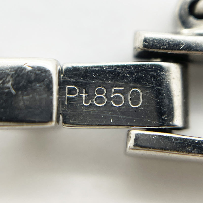 【5khf054】喜平 ネックレス Pt850 プラチナ 6面 ダブル 60.9cm 30.9g キヘイ【中古】メンズ レディース ユニセックス