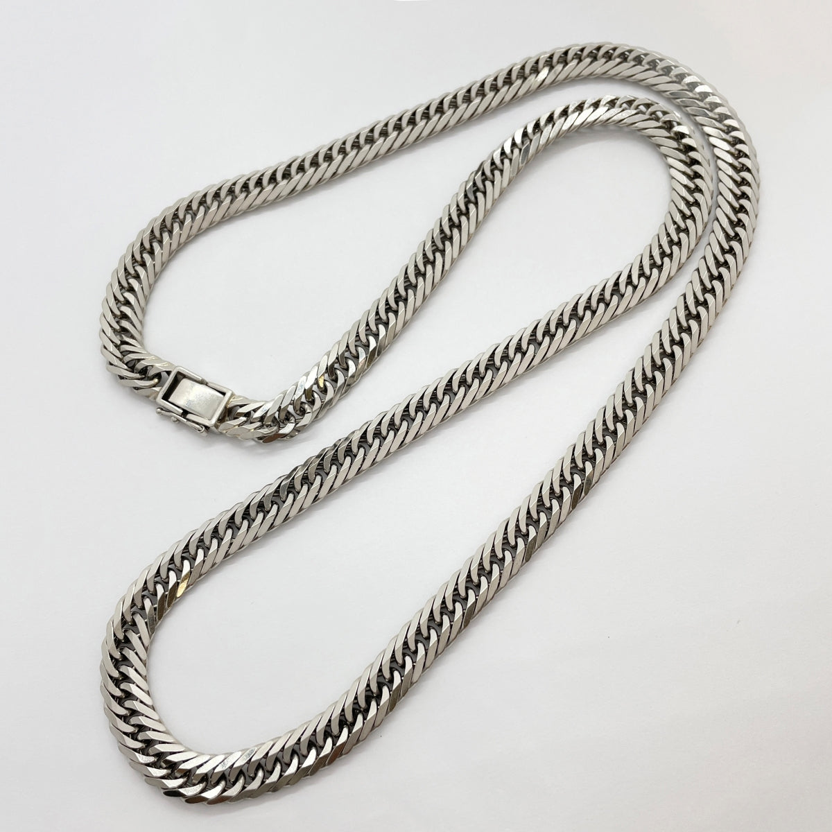 【5khf058】喜平 ネックレス Pt900 プラチナ 8面 トリプル 60.8cm 100g キヘイ【中古】メンズ レディース ユニセックス