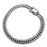 【5khf059】喜平 ブレスレット Pt900 プラチナ 6面 ダブル 19cm 32.2g キヘイ【中古】メンズ レディース ユニセックス