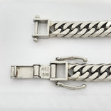 【5khf059】喜平 ブレスレット Pt900 プラチナ 6面 ダブル 19cm 32.2g キヘイ【中古】メンズ レディース ユニセックス