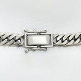 【5khf059】喜平 ブレスレット Pt900 プラチナ 6面 ダブル 19cm 32.2g キヘイ【中古】メンズ レディース ユニセックス