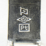 【5khf061】喜平 ネックレス Pt850 プラチナ 6面 ダブル 50.4cm 50.6g キヘイ【中古】メンズ レディース ユニセックス