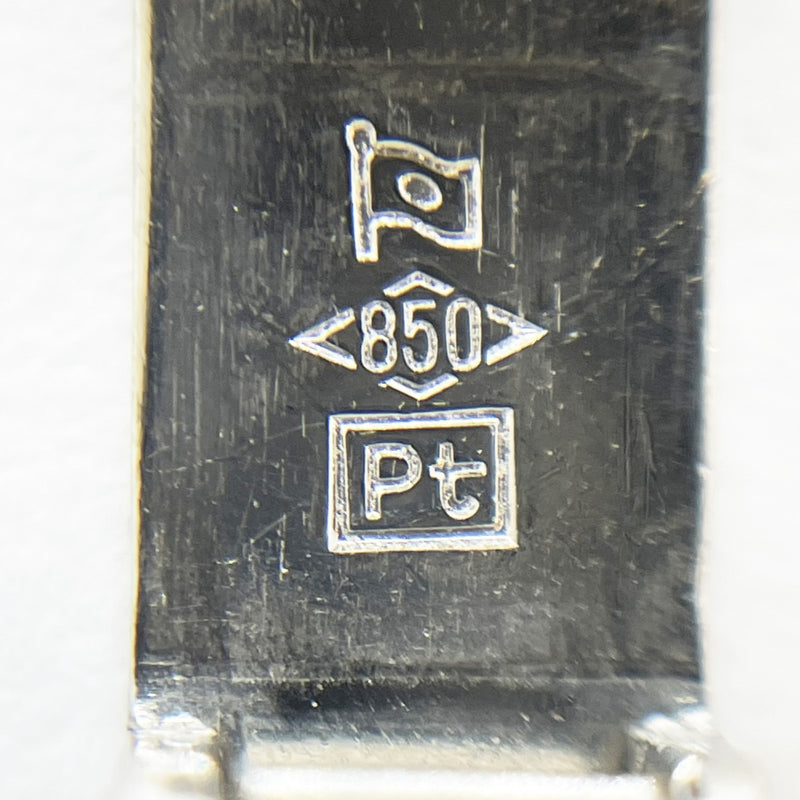 【5khf061】喜平 ネックレス Pt850 プラチナ 6面 ダブル 50.4cm 50.6g キヘイ【中古】メンズ レディース ユニセックス