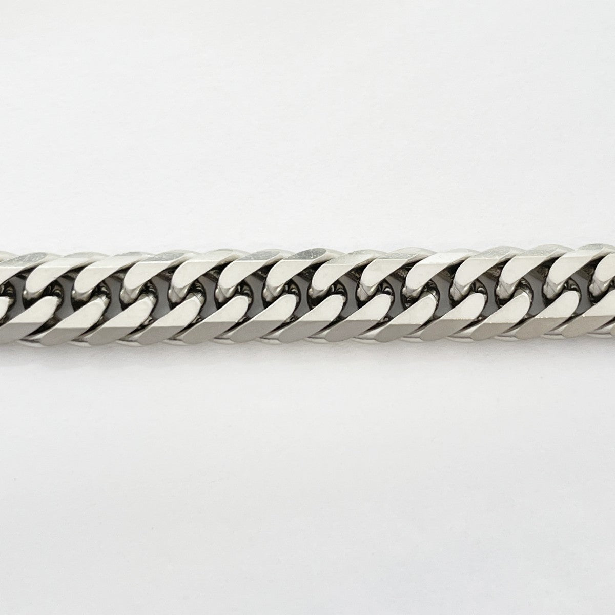 【5khf061】喜平 ネックレス Pt850 プラチナ 6面 ダブル 50.4cm 50.6g キヘイ【中古】メンズ レディース ユニセックス