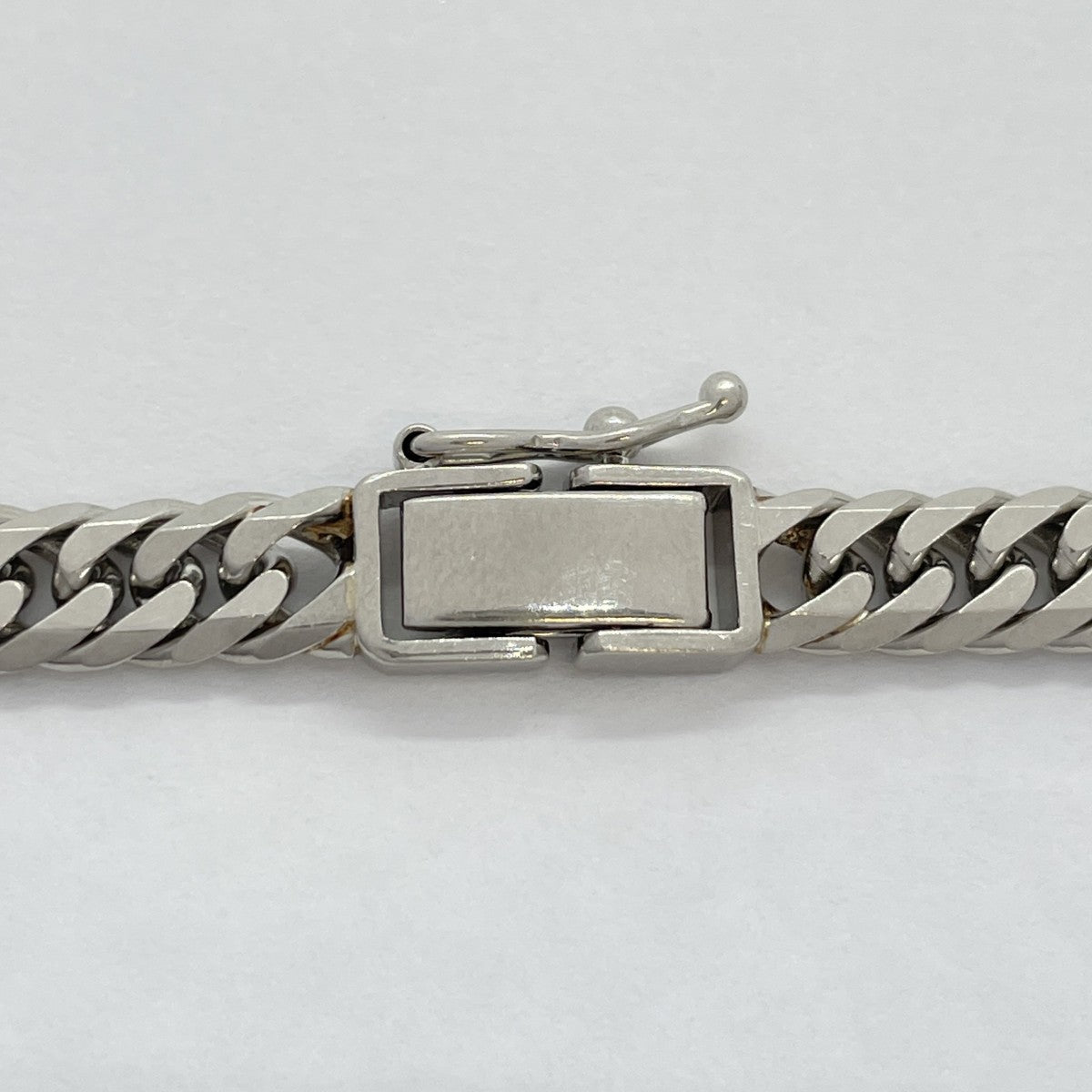 【5khf061】喜平 ネックレス Pt850 プラチナ 6面 ダブル 50.4cm 50.6g キヘイ【中古】メンズ レディース ユニセックス