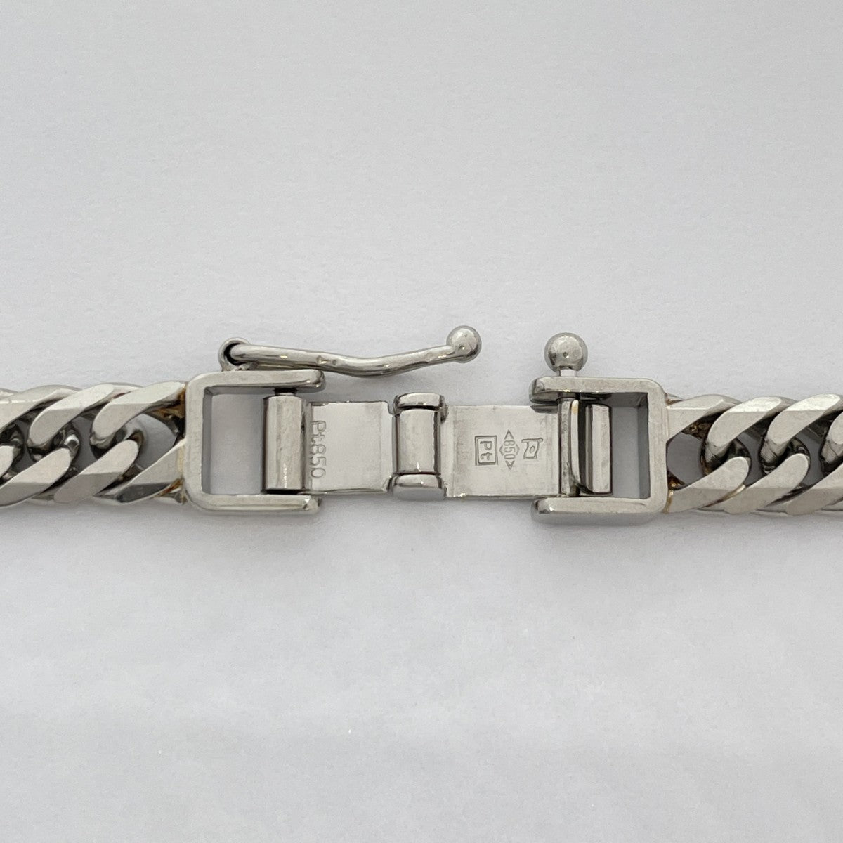 【5khf061】喜平 ネックレス Pt850 プラチナ 6面 ダブル 50.4cm 50.6g キヘイ【中古】メンズ レディース ユニセックス