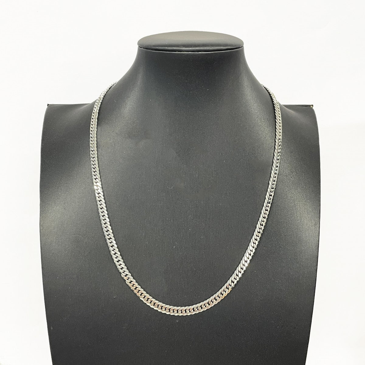 【5khf061】喜平 ネックレス Pt850 プラチナ 6面 ダブル 50.4cm 50.6g キヘイ【中古】メンズ レディース ユニセックス