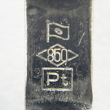 【5khf063】喜平 ネックレス Pt850 プラチナ 6面 ダブル 51cm 30.5g キヘイ【中古】メンズ レディース ユニセックス