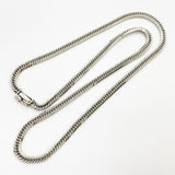 【5khf071】喜平 ネックレス Pt900 プラチナ 8面 トリプル 50.2cm 30.9g キヘイ【中古】メンズ レディース ユニセックス