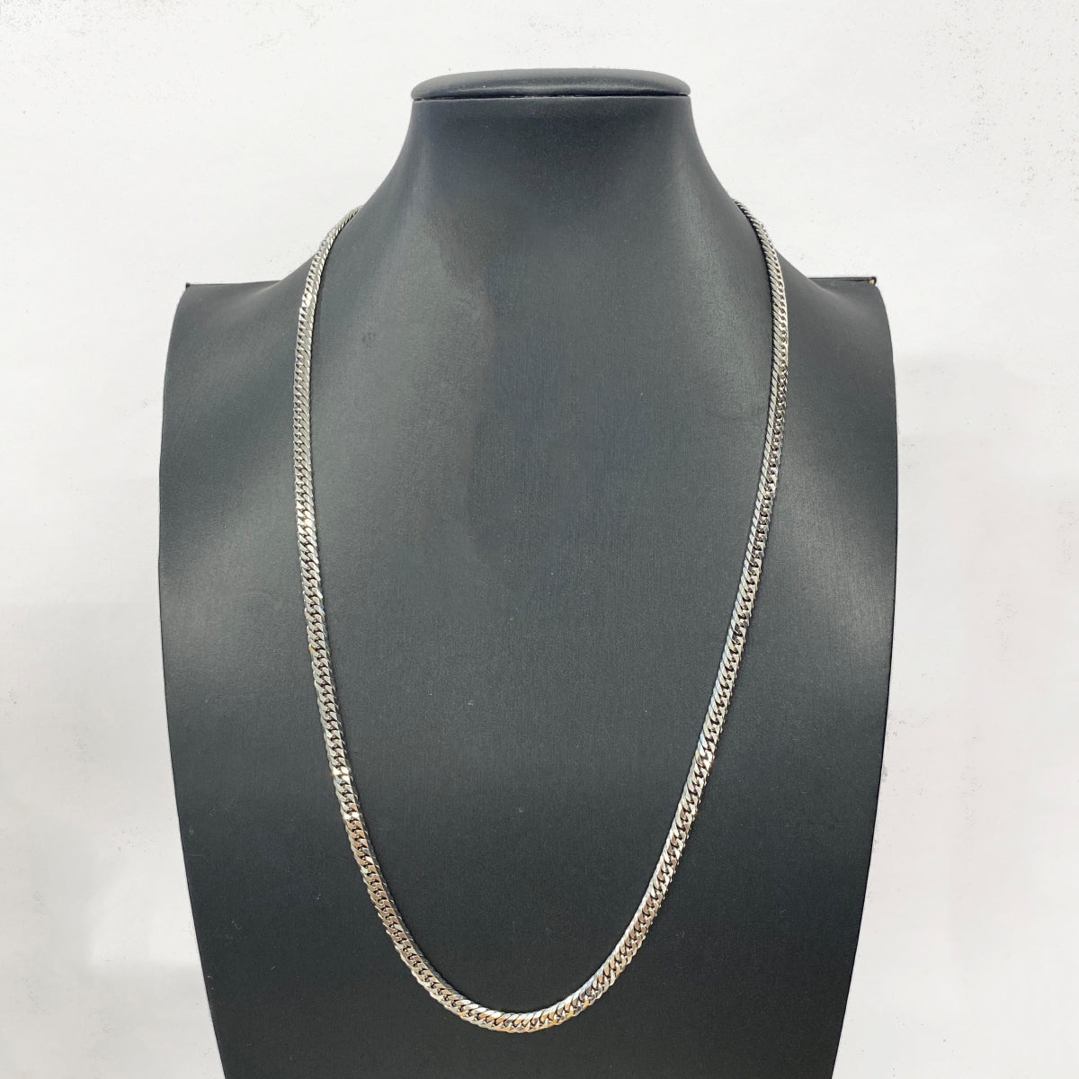 【5khf076】喜平 ネックレス Pt850 プラチナ 6面 ダブル 60.5cm 50.6g キヘイ【中古】メンズ レディース ユニセックス