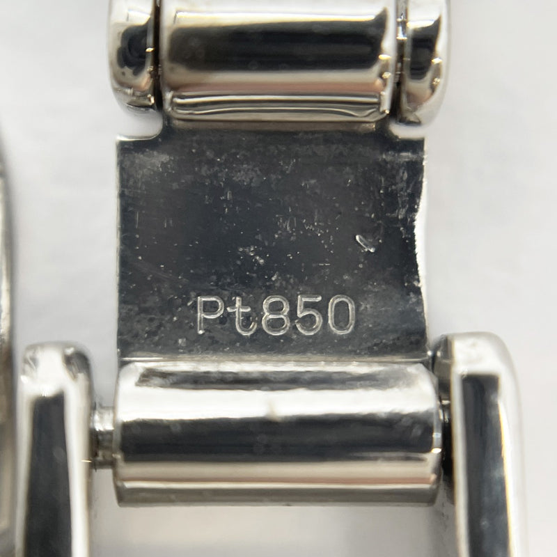 【5khg003】喜平 ブレスレット Pt850 プラチナ 6面 ダブル 17.5cm 26.2g キヘイ【中古】メンズ レディース ユニセックス