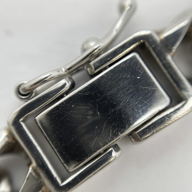 【5khg003】喜平 ブレスレット Pt850 プラチナ 6面 ダブル 17.5cm 26.2g キヘイ【中古】メンズ レディース ユニセックス