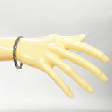 【5khg003】喜平 ブレスレット Pt850 プラチナ 6面 ダブル 17.5cm 26.2g キヘイ【中古】メンズ レディース ユニセックス